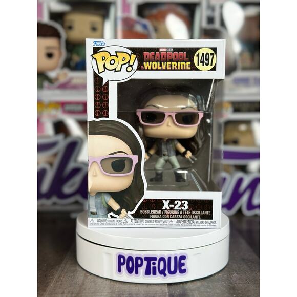 Deadpool & Wolverine X-23 with Sunglasses Funko Pop! #1497 - Picture 1 of 6